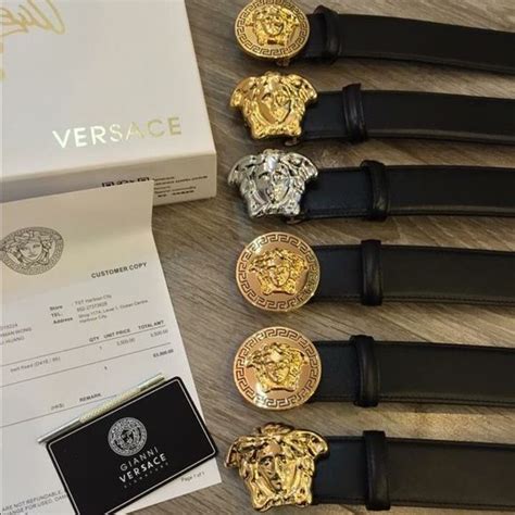 how to know if a versace belt is fake|versace certificate of authenticity number.